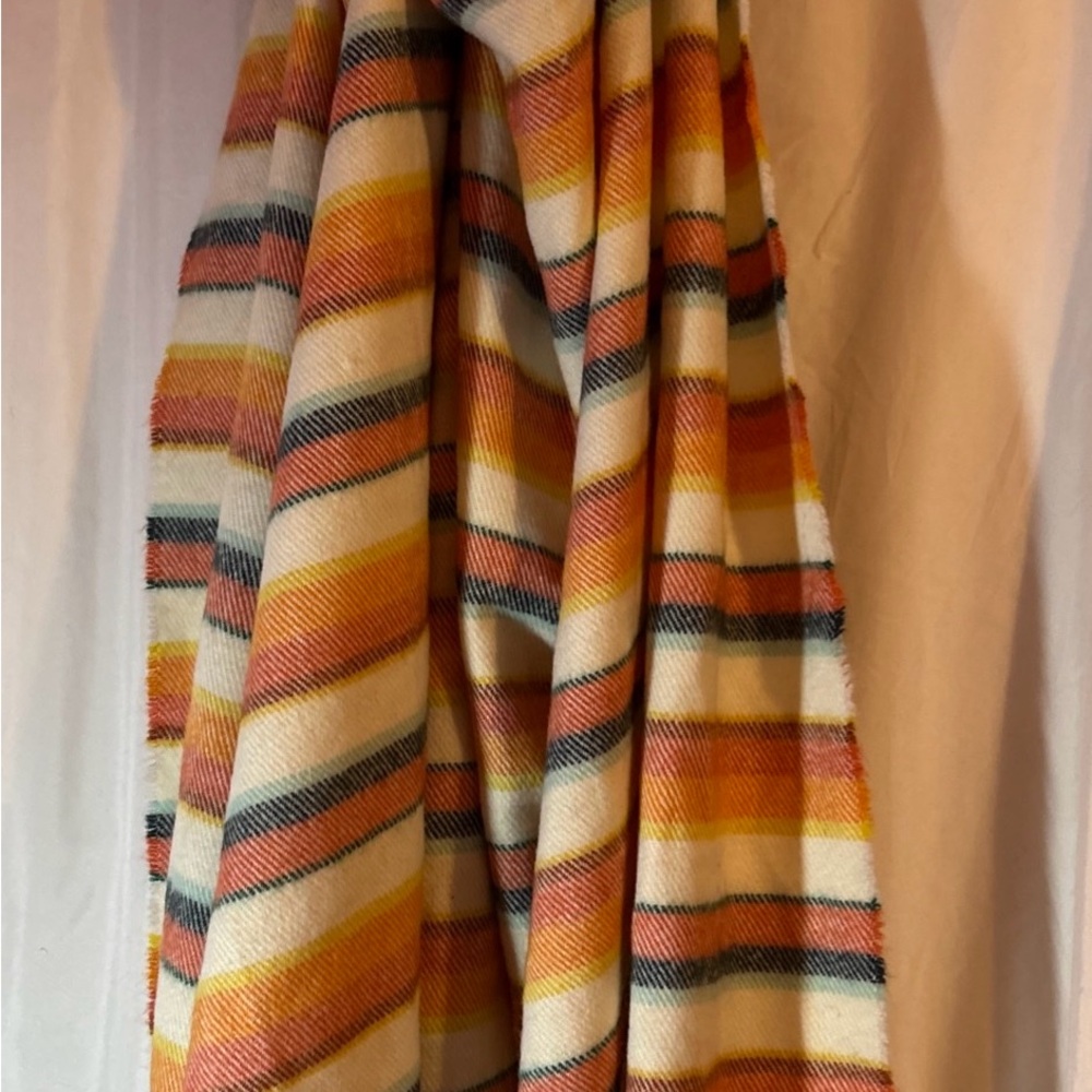 LL Bean Striped Multicolor Scarf